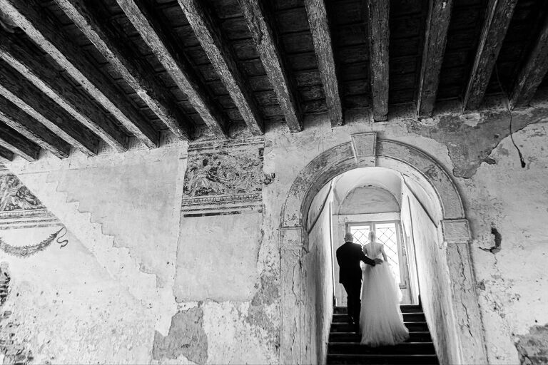 Fotografie in bianco e nero per il matrimoni